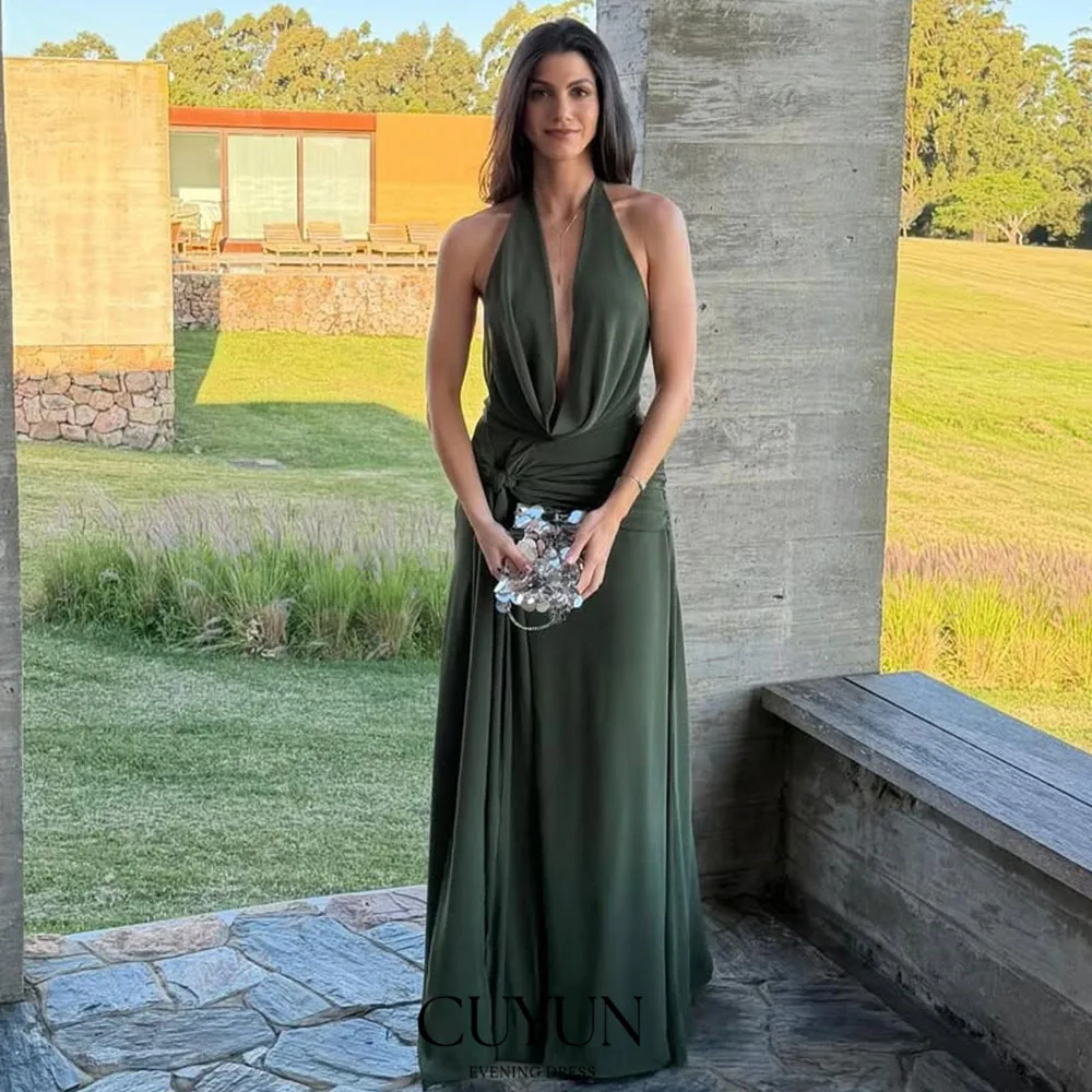 CUYUN Customized Sexy Summer Women Dresses 2026 Backless Sexy Deep V-Neck Vacation Dress Prom Party Gown for Special Occasion
CUYUN Customized Sexy Summer Women Dresses 2026 Backless Sexy Deep V-Neck Vacation Dress Prom Party Gown for Special Occasion