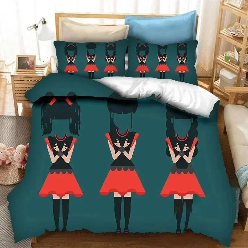 Babymetal Band 3D NEW Duvet Cover Pillowcase Bedding Set Adult Boy Girl Bedroom Decoration Children Single Double Large
Babymetal Band 3D NEW Duvet Cover Pillowcase Bedding Set Adult Boy Girl Bedroom Decoration Children Single Double Large