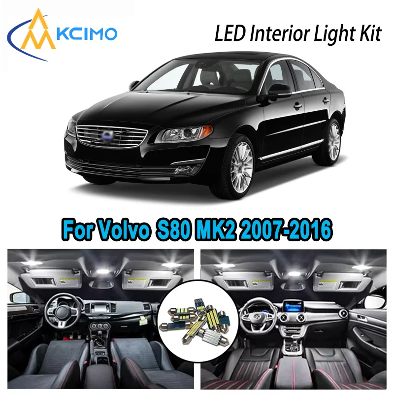 For Volvo S80 MK2 2007-2016 2010 2011 2012 Premium Bright LED Interior Dome Map Trunk Light Kit Car Led Lamps Canbus No Error
For Volvo S80 MK2 2007-2016 2010 2011 2012 Premium Bright LED Interior Dome Map Trunk Light Kit Car Led Lamps Canbus No Error