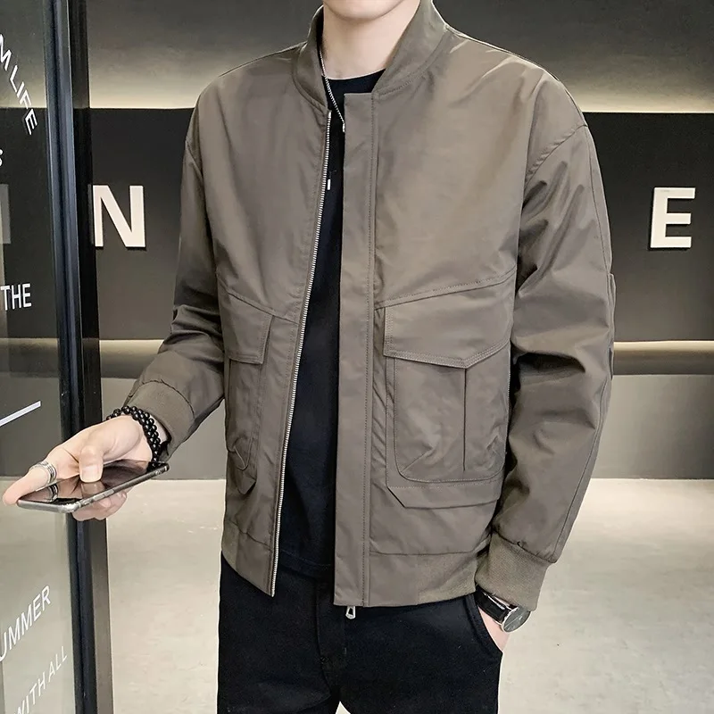 High Quali Men's Casual Baseball Collar Workwear Jaet New Sle Faion Brand Cotton Blend Spring Autumn Zipper Closure
High Quali Men's Casual Baseball Collar Workwear Jaet New Sle Faion Brand Cotton Blend Spring Autumn Zipper Closure