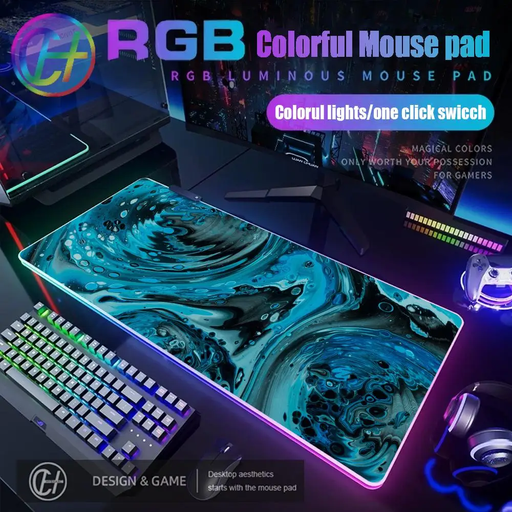 Strata Liquid Art Large RGB Mouse Pad Gaming Mousepad LED Mouse Mat Gamer Table Pads PC Desk Mat RGB Keyboard Mat XXL 90x40cm
Strata Liquid Art Large RGB Mouse Pad Gaming Mousepad LED Mouse Mat Gamer Table Pads PC Desk Mat RGB Keyboard Mat XXL 90x40cm