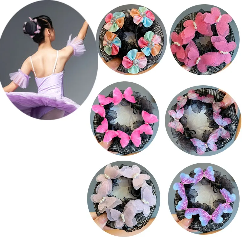 3pcs/ Ballet Latin Hair Net Cute Girls Bun Tool Daily Dance Grade Examination Butterfly Pearl Netting Hairnet Dance Accessories
3pcs/ Ballet Latin Hair Net Cute Girls Bun Tool Daily Dance Grade Examination Butterfly Pearl Netting Hairnet Dance Accessories