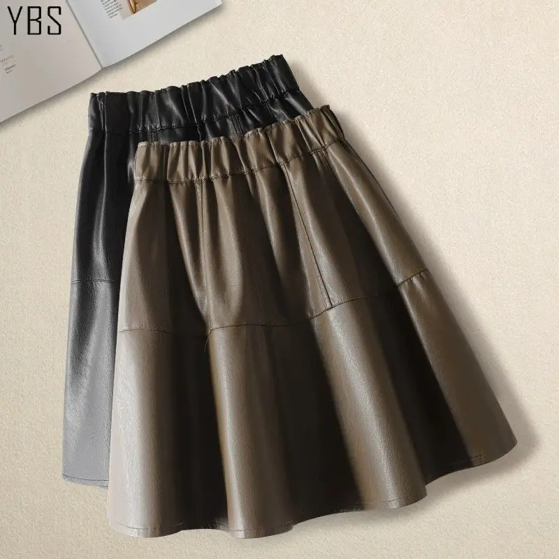 2024 Autumn/Winter New Leather Half Body Short Skirt Elastic Fashionable Waist Umbrella t A-line Skirt
2024 Autumn/Winter New Leather Half Body Short Skirt Elastic Fashionable Waist Umbrella t A-line Skirt