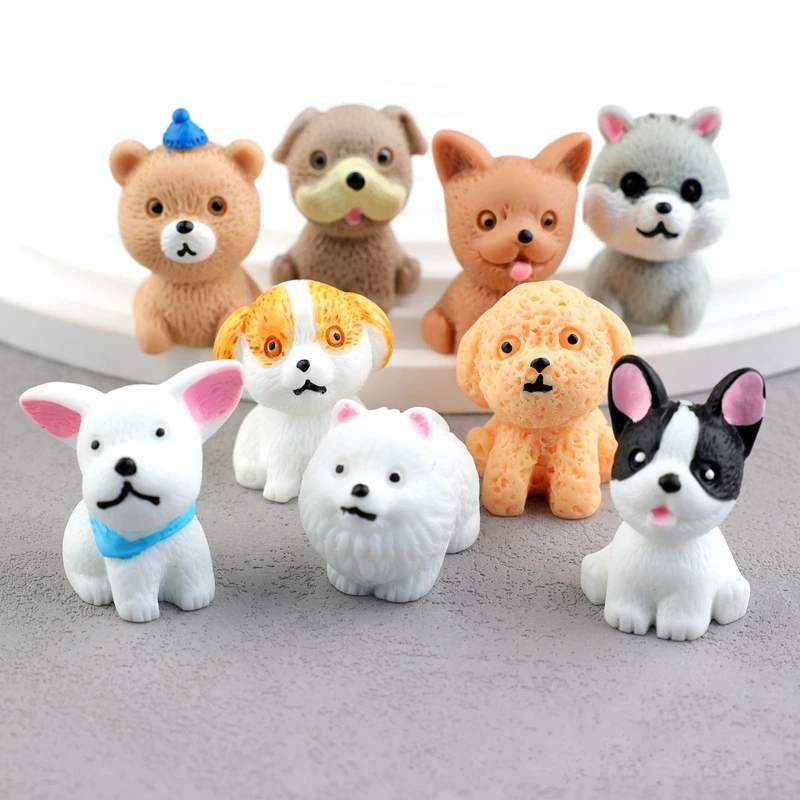 Resin Puppy Miniature Figurines Ornaments Decor 10pcs Wholesale Kawaii 3D Animal Dog Crafts Decoration Accessories
Resin Puppy Miniature Figurines Ornaments Decor 10pcs Wholesale Kawaii 3D Animal Dog Crafts Decoration Accessories