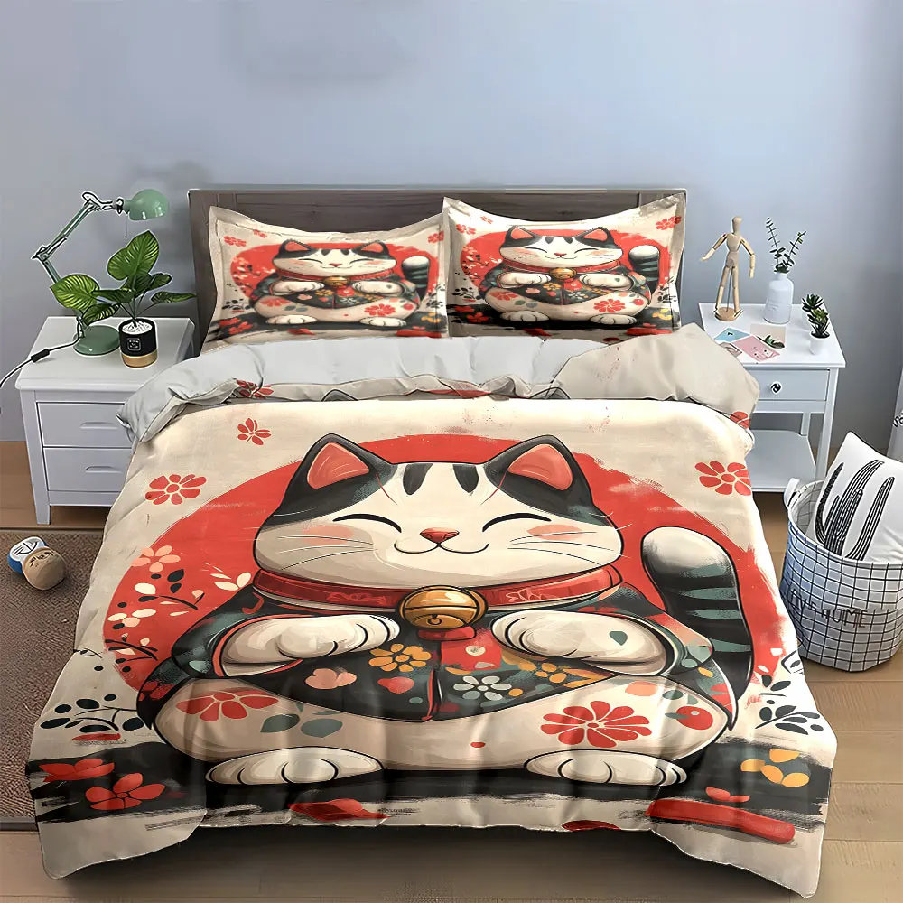 Lucky Cat Ornament Set - Home Decor Multiple sizes kid's and adults' bedroom Exquisite 3PC bedding set, gift
Lucky Cat Ornament Set - Home Decor Multiple sizes kid's and adults' bedroom Exquisite 3PC bedding set, gift