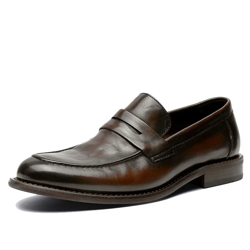 Luxury Slip On Dress Shoes Men Genuine Leather Italian Loafer Shoes For Men Black Brown Brand Formal Oxford Men Casual Shoes
Luxury Slip On Dress Shoes Men Genuine Leather Italian Loafer Shoes For Men Black Brown Brand Formal Oxford Men Casual Shoes