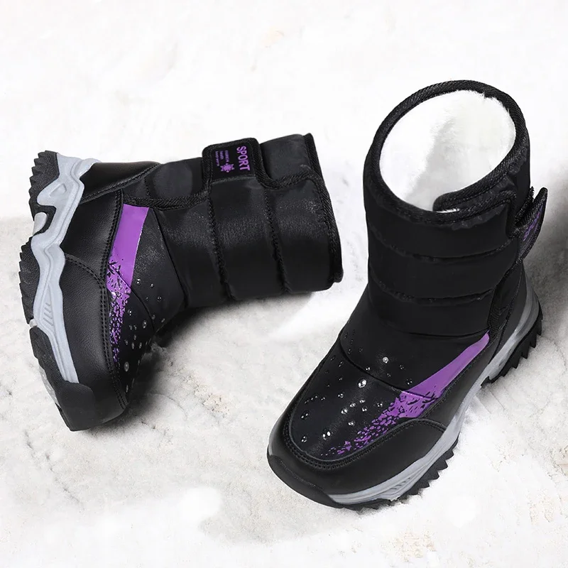 Kids Cotton Boots Children Boy Shoes Winter Leather Snow Boots for Girls 2023 New Simple Non-slip Color Matching Soft Waterproof
Kids Cotton Boots Children Boy Shoes Winter Leather Snow Boots for Girls 2023 New Simple Non-slip Color Matching Soft Waterproof