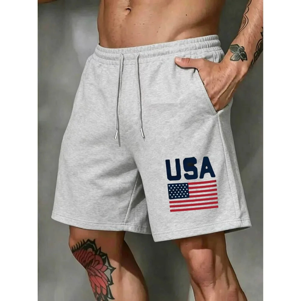 American Flag Trendy Printed Men's Shorts Suitable for Both Men and Women's Fitness Training and Sports Shorts in Summer
American Flag Trendy Printed Men's Shorts Suitable for Both Men and Women's Fitness Training and Sports Shorts in Summer