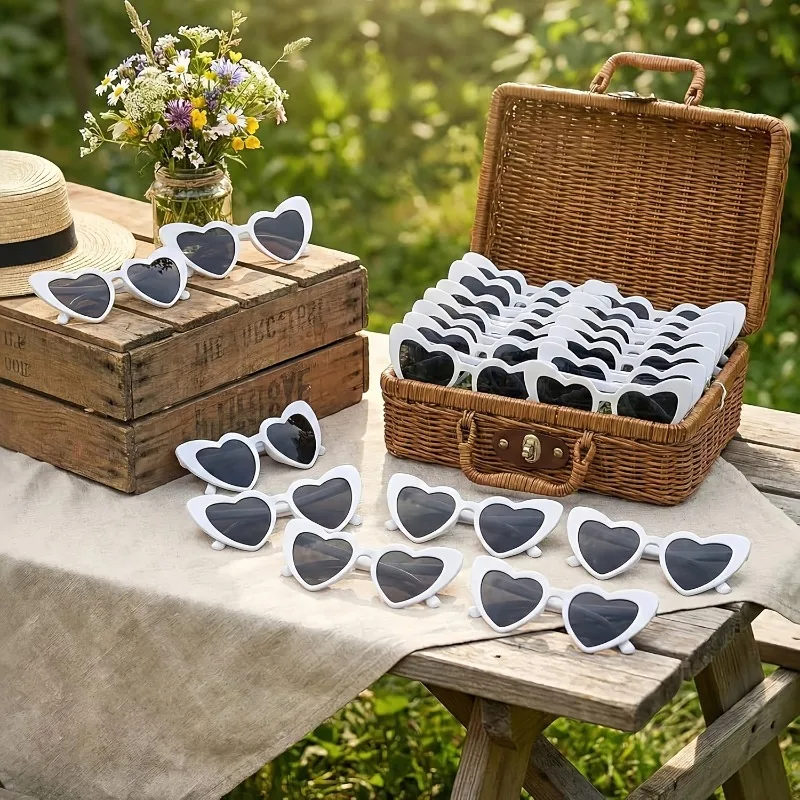 19 Pairs Wedding Heart Glasses Perfect for Bridal & Bachelorette Parties Photo Props & Party Favors
19 Pairs Wedding Heart Glasses Perfect for Bridal & Bachelorette Parties Photo Props & Party Favors