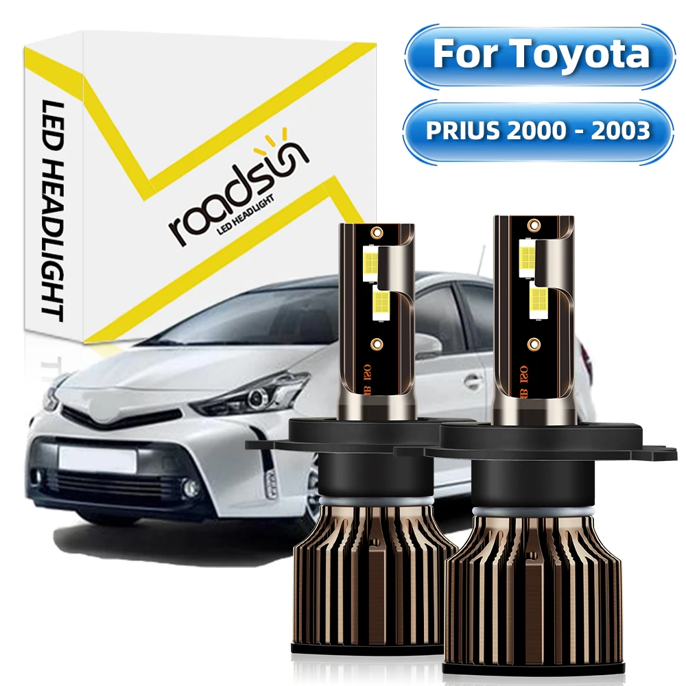 [Для Toyota PRIUS 2000 - 2003 】лампы для автомобильных фар H4, дальний/ближний свет, 6000K, цвет белый, 400% лм, Сверхъяркие, Plug And Play
[Для Toyota PRIUS 2000 - 2003 】лампы для автомобильных фар H4, дальний/ближний свет, 6000K, цвет белый, 400% лм, Сверхъяркие, Plug And Play