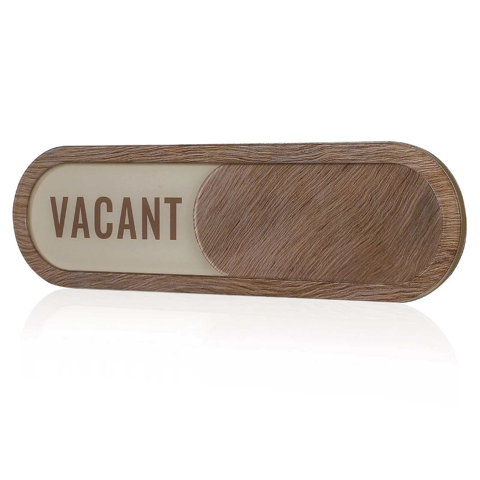 Sliding Sign 17 8x5 cm Reserved Vacant Door Indicator Smooth Slider Privacy Sign Office Conference Room Wooden Texture
Sliding Sign 17 8x5 cm Reserved Vacant Door Indicator Smooth Slider Privacy Sign Office Conference Room Wooden Texture