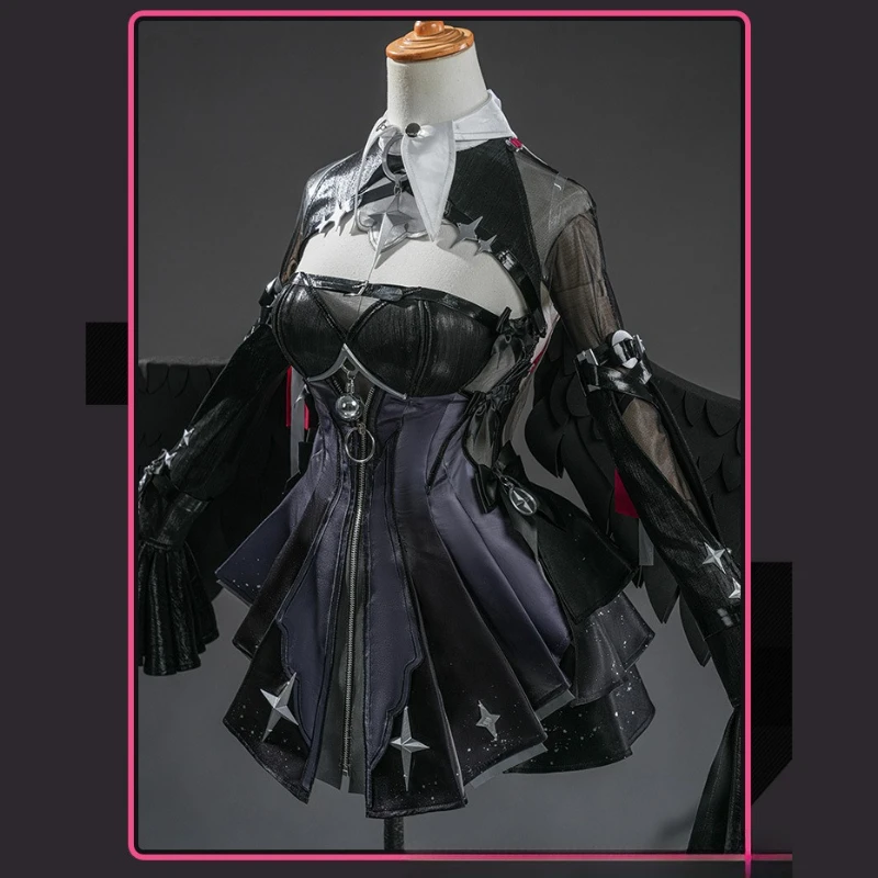 ZZZ Ramiel Black Skirt Flared Bell Sleeves Corset Style Dress Cosplay Costume Choke Props Zenless Zone Zero Halloween Carnival
ZZZ Ramiel Black Skirt Flared Bell Sleeves Corset Style Dress Cosplay Costume Choke Props Zenless Zone Zero Halloween Carnival