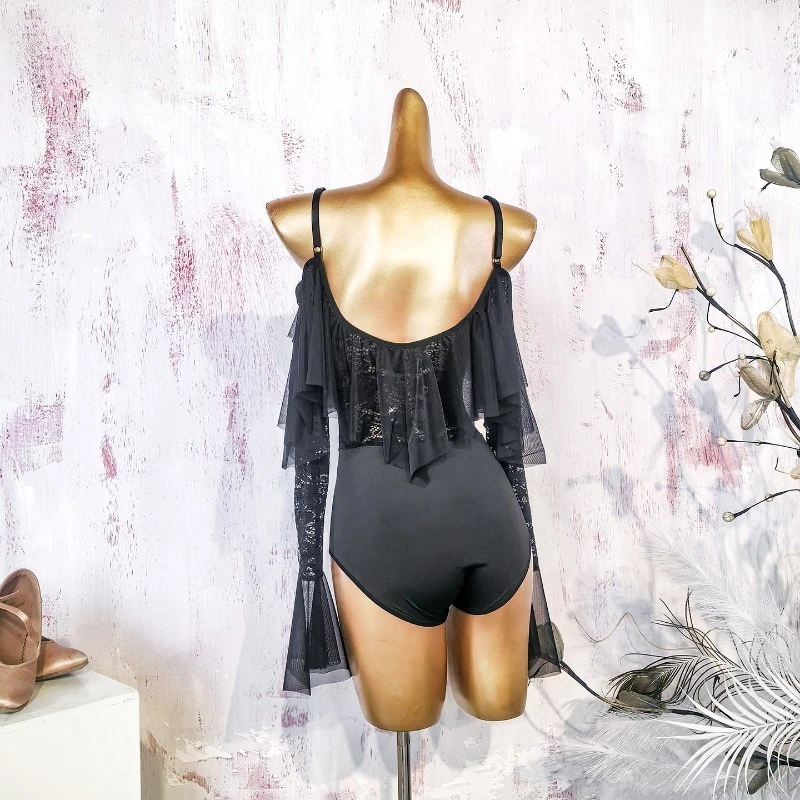 Latin dance suit lace horn sleeve suspender onesie national standard practice suit performance suit
Latin dance suit lace horn sleeve suspender onesie national standard practice suit performance suit