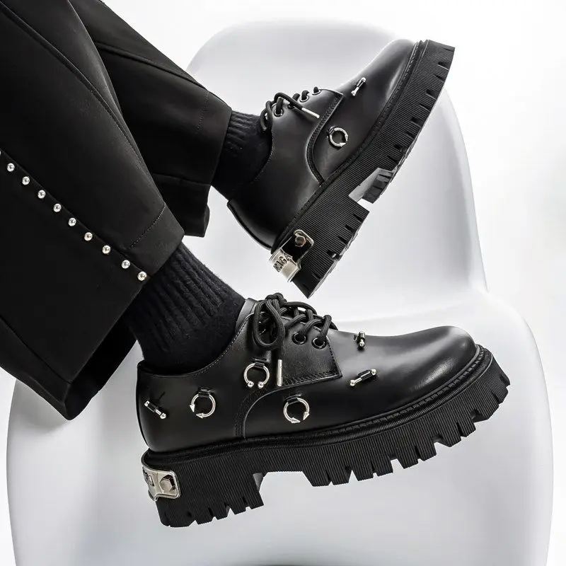 Men's Shoes 2026 New Summer American Casual Derby Leather Workwear Thick Resistant Platform Lift Hidden Heel Trendy Sneakers
Men's Shoes 2026 New Summer American Casual Derby Leather Workwear Thick Resistant Platform Lift Hidden Heel Trendy Sneakers