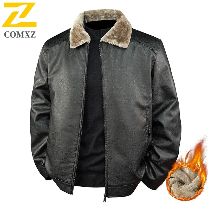 COMXZ Мужская кожаная куртка для верховой езды 2025 Новый уличный дизайн Ветрозащитная мотоциклетная куртка Повседневная удобная осенняя одежда
COMXZ Мужская кожаная куртка для верховой езды 2025 Новый уличный дизайн Ветрозащитная мотоциклетная куртка Повседневная удобная осенняя одежда