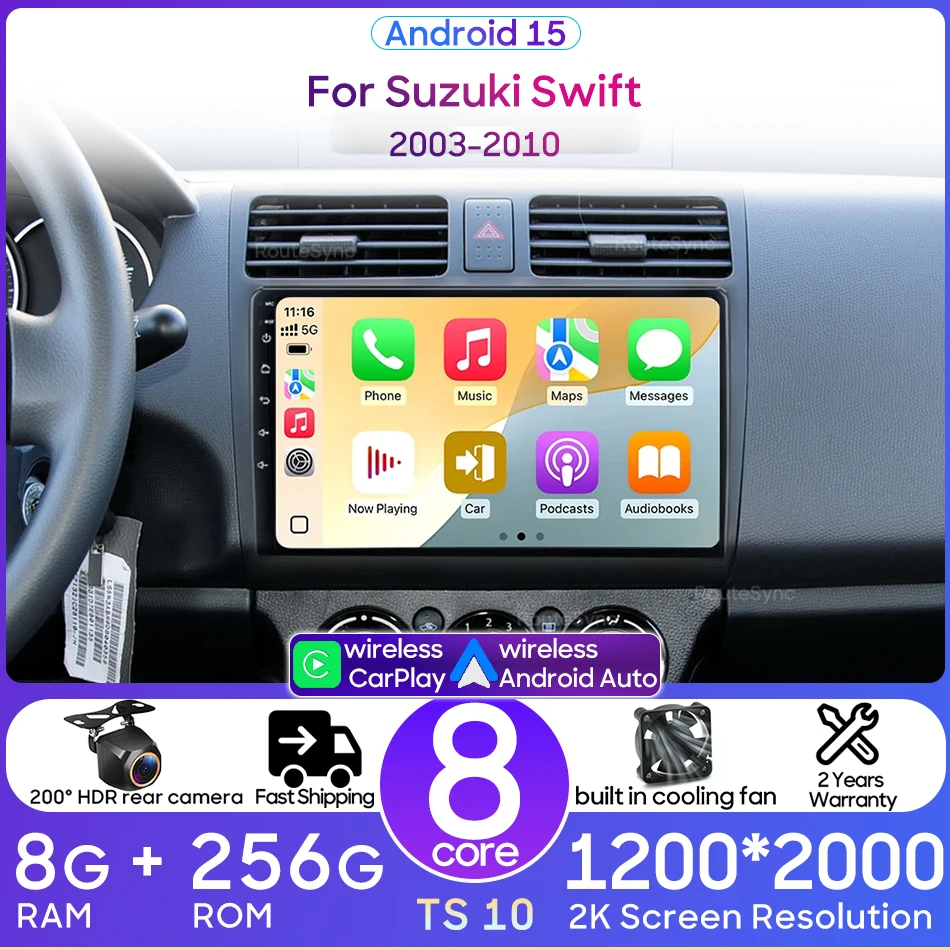 For Suzuki Swift 2003-2010 Car Multimidia Player Navigation GPS Android Auto Radio Car Video Player Stereo Wireless CarPlay
For Suzuki Swift 2003-2010 Car Multimidia Player Navigation GPS Android Auto Radio Car Video Player Stereo Wireless CarPlay