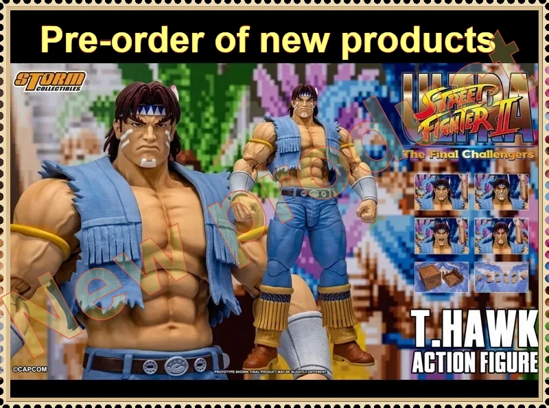 Pre-order Storm Toys Ultimate Street Fighter II: The Last Challenger T. Hawke Action Figure Toy Christmas Gift
Pre-order Storm Toys Ultimate Street Fighter II: The Last Challenger T. Hawke Action Figure Toy Christmas Gift
