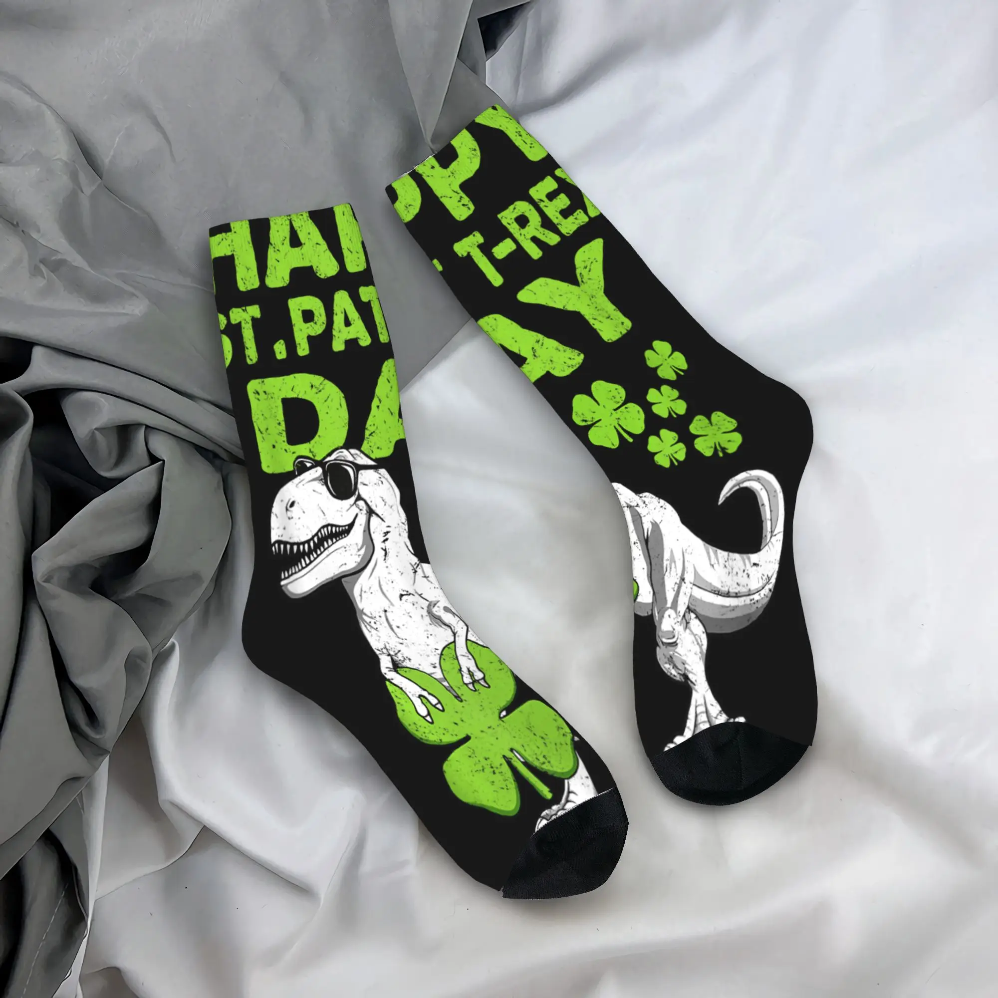 Dino St Patricks Day Socks Spring Stockings Modern Couple Breathable Socks Design Outdoor Sports Anti Skid Socks
Dino St Patricks Day Socks Spring Stockings Modern Couple Breathable Socks Design Outdoor Sports Anti Skid Socks
