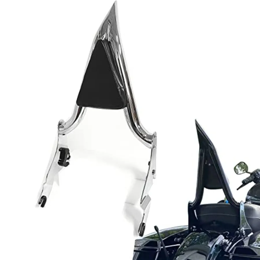 Chrome Sissy Bar for Harley Touring 2009-2024: Detachable Passenger Backrest Rear Pad, 22 Inches, Chrome Finish, Heavy-Duty Ste
Chrome Sissy Bar for Harley Touring 2009-2024: Detachable Passenger Backrest Rear Pad, 22 Inches, Chrome Finish, Heavy-Duty Ste