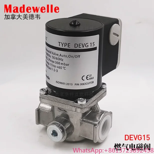 Оригинальный электромагнитный клапан Madewelle DEVG15 DEVG20 DEVG25 DEVG32 DEVG40 DEVG50
Оригинальный электромагнитный клапан Madewelle DEVG15 DEVG20 DEVG25 DEVG32 DEVG40 DEVG50