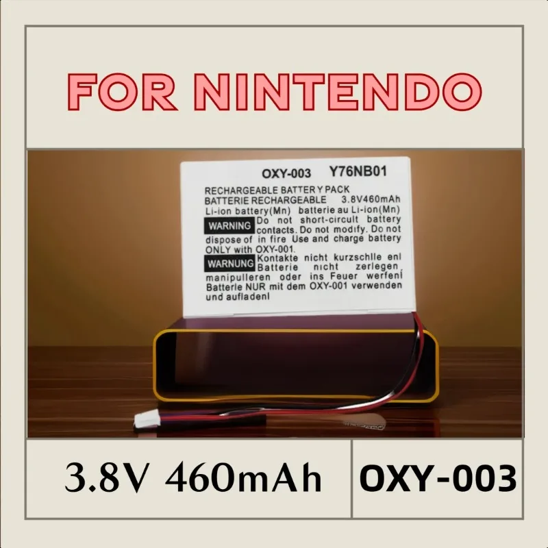 OXY-003 OXY 003 3.8V 460mAh Game Console Battery for Nintendo GB M Consoles Replacement Li-ion Batteries
OXY-003 OXY 003 3.8V 460mAh Game Console Battery for Nintendo GB M Consoles Replacement Li-ion Batteries