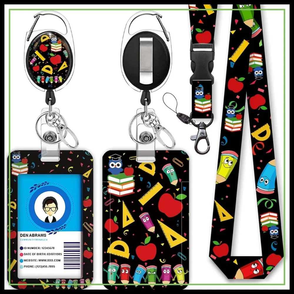 Retractable ID Badge Holder with Detachable Lanyard, Heavy Duty Badge Reel with Carabiner Clip for Teacher Nurse Office
Retractable ID Badge Holder with Detachable Lanyard, Heavy Duty Badge Reel with Carabiner Clip for Teacher Nurse Office
