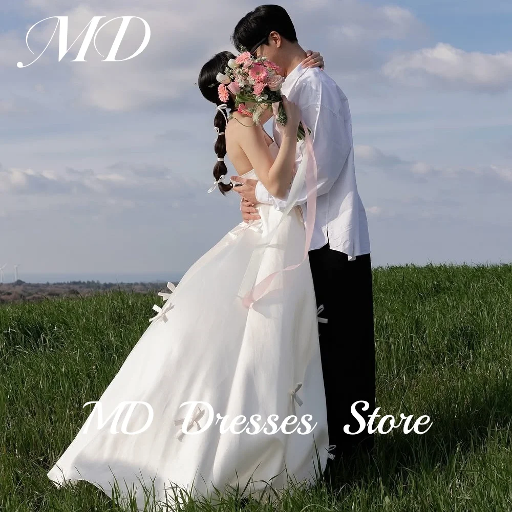 MD Strapless A-line Wedding Dress Sleeveless Korea Photoshoot Pleat Floor-Length Bridal Gown Corset Ribbon Customized 웨딩드레스 2025
MD Strapless A-line Wedding Dress Sleeveless Korea Photoshoot Pleat Floor-Length Bridal Gown Corset Ribbon Customized 웨딩드레스 2025
