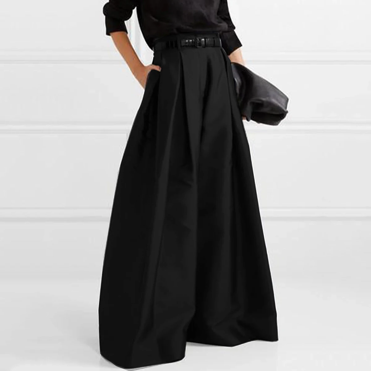 Lemongor S-3XL Stylish Urban Female Oversized Pleated Wide Leg Pants Summer Solid Color High Waisted Loose Bottoms For Women
Lemongor S-3XL Stylish Urban Female Oversized Pleated Wide Leg Pants Summer Solid Color High Waisted Loose Bottoms For Women