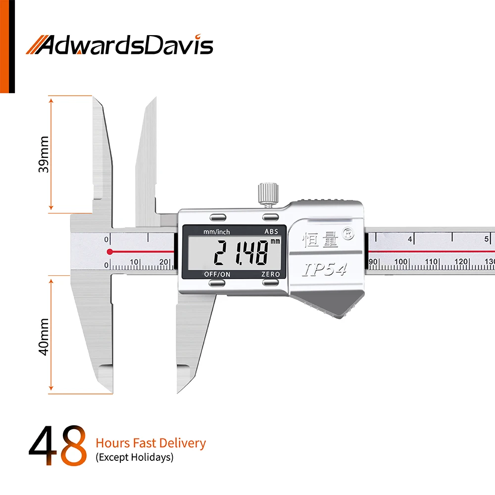 Upper Groove Claw Extended Digital Display Caliper 0-150mm 0-200mm 0-300mm Extended Inner Diameter Measurement Vernier Caliper
Upper Groove Claw Extended Digital Display Caliper 0-150mm 0-200mm 0-300mm Extended Inner Diameter Measurement Vernier Caliper