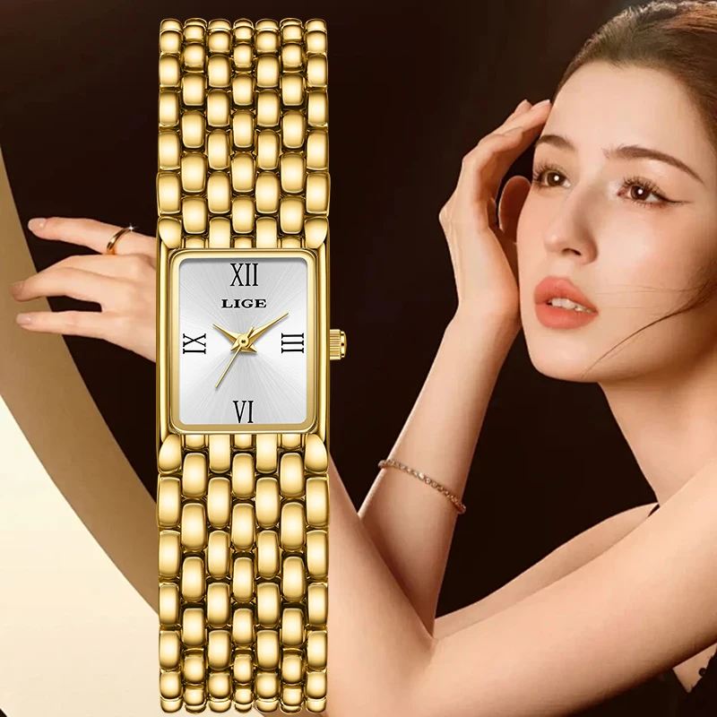 LIGE Elegant Classic Quartz Woman Watch Fashion Luxury Stainless Steel Casual Ladies Female Bracelet Clock Watches for Women+Box
LIGE Elegant Classic Quartz Woman Watch Fashion Luxury Stainless Steel Casual Ladies Female Bracelet Clock Watches for Women+Box