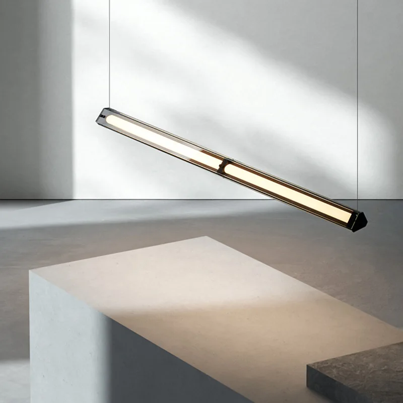 Italian minimalist restaurant chandelier modern Nordic high-end designer geometric creative glass light and shadow bar lamp
Italian minimalist restaurant chandelier modern Nordic high-end designer geometric creative glass light and shadow bar lamp