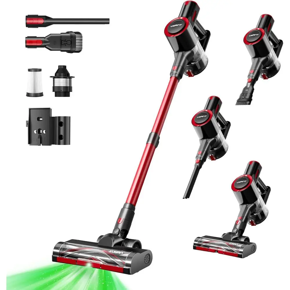 Powerful 35Kpa Suction Wide Green Light Vacuum Cleaner for Pet Hair Removal on Carpets and Hard Floors
Powerful 35Kpa Suction Wide Green Light Vacuum Cleaner for Pet Hair Removal on Carpets and Hard Floors