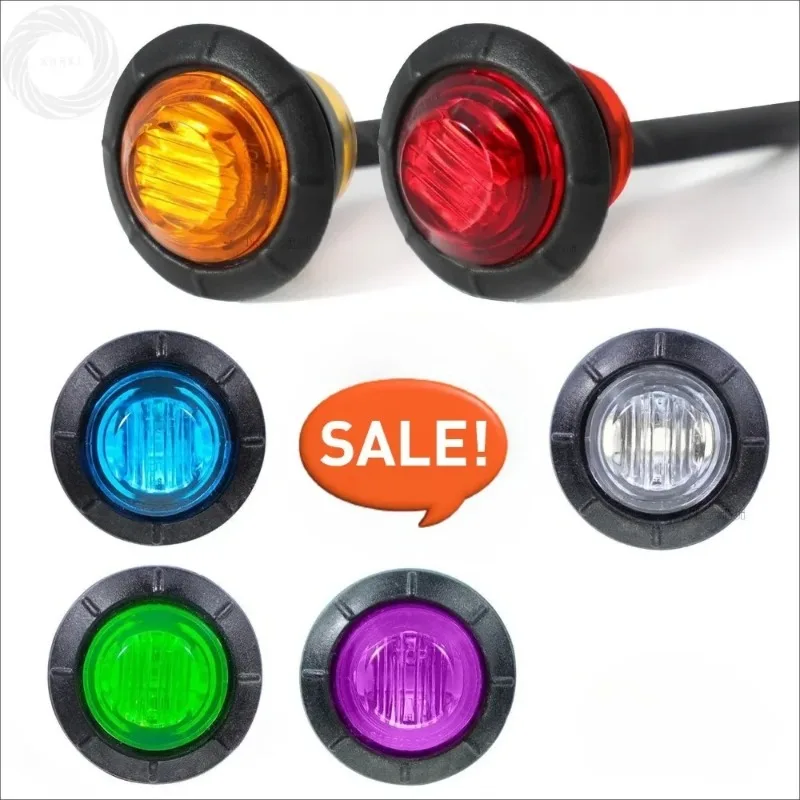 Lyr 10/6/1 5-color LED Side Marker Lights, Front and Rear Indicator Lights Suitable for Truck Bus Trailer Van Caravan Boat Taill
Lyr 10/6/1 5-color LED Side Marker Lights, Front and Rear Indicator Lights Suitable for Truck Bus Trailer Van Caravan Boat Taill