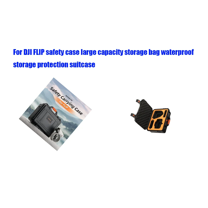 For DJI FLIP safety case large capacity storage bag waterproof storage protection suitcase
For DJI FLIP safety case large capacity storage bag waterproof storage protection suitcase