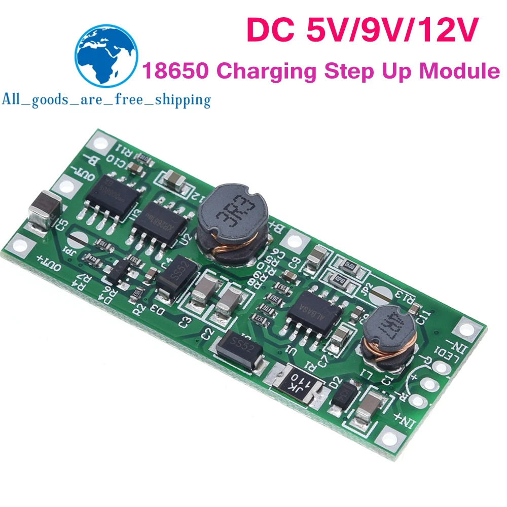 Charging Step Up Booster Module Dc 5v-12v To 9v/12v For 18650 Lithium Battery Ups Voltage Protection Converter Charge Discharge
Charging Step Up Booster Module Dc 5v-12v To 9v/12v For 18650 Lithium Battery Ups Voltage Protection Converter Charge Discharge