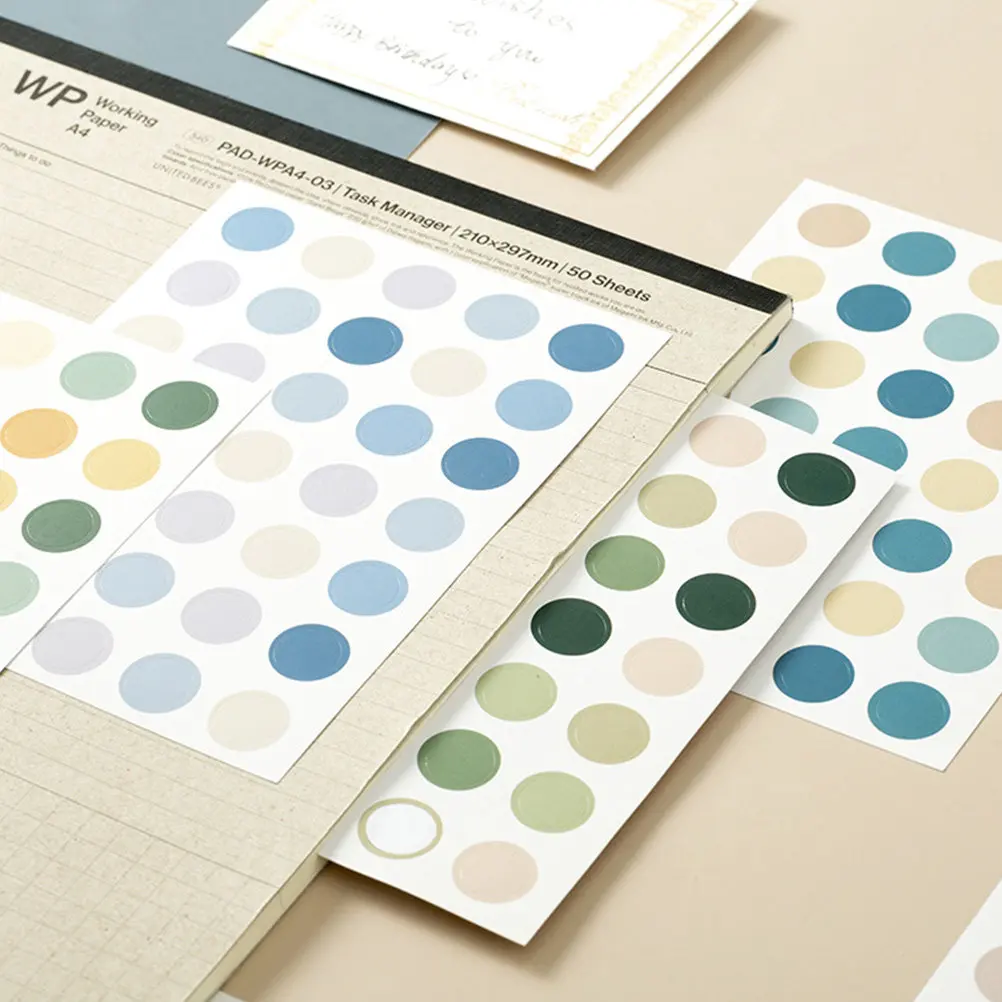 20 Sheets Translucent Color Coding Dot Stickers for Notebooks Planners to-Do Lists Calendars DIY Hand Accounting Scrapbooking
20 Sheets Translucent Color Coding Dot Stickers for Notebooks Planners to-Do Lists Calendars DIY Hand Accounting Scrapbooking