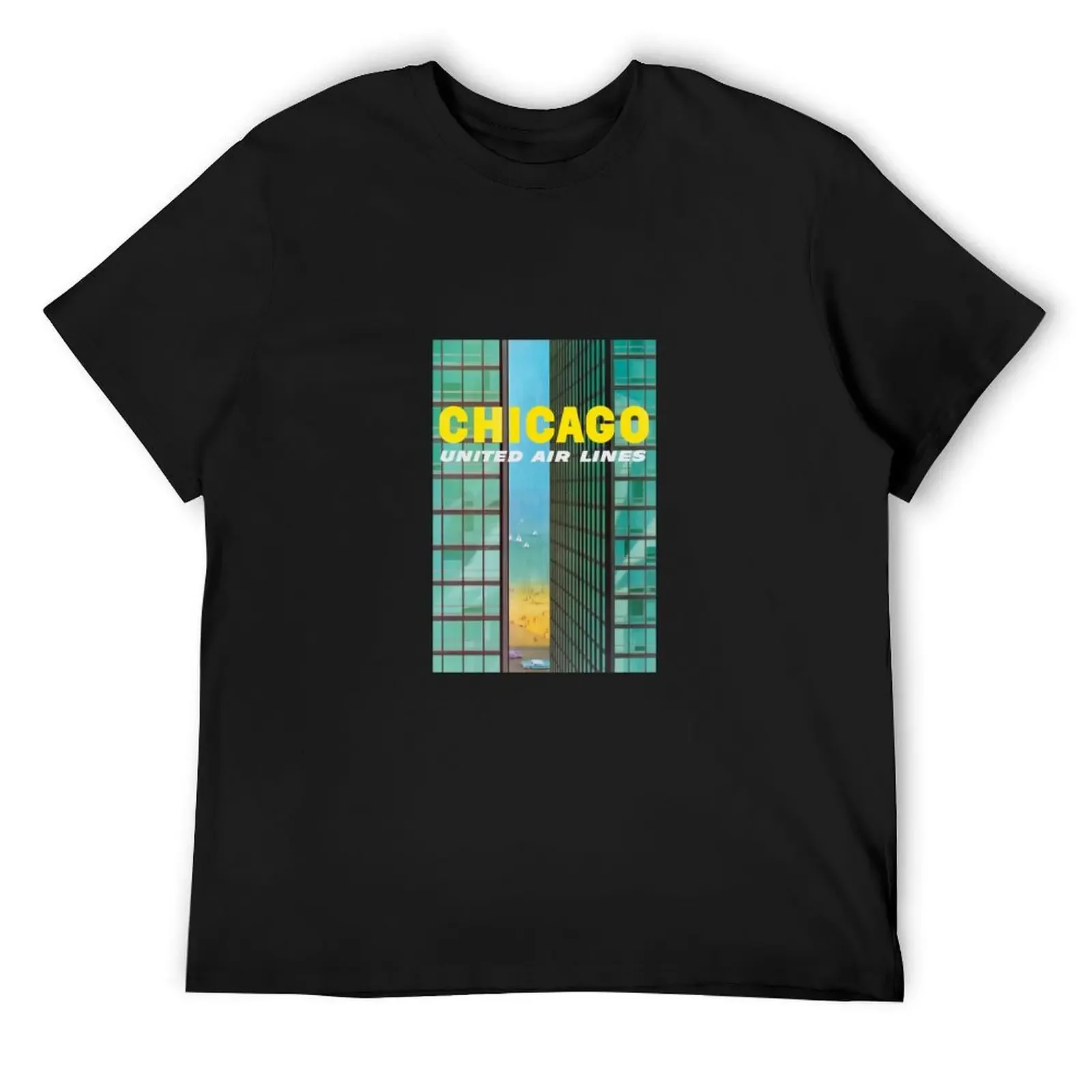 United Air Lines Chicago (Skyscraper) Vintage Travel Ad T-Shirt blacks Anime t-shirt baggy shirts t shirt men 100℅ cotton
United Air Lines Chicago (Skyscraper) Vintage Travel Ad T-Shirt blacks Anime t-shirt baggy shirts t shirt men 100℅ cotton