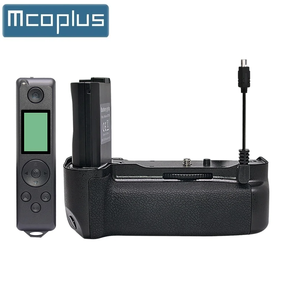 Вертикальная аккумуляторная ручка Mcoplus BG-D780 Pro с пультом дистанционного управления 2,4G для зеркальной камеры Nikon D780/работы с аккумулятором EN-EL15
Вертикальная аккумуляторная ручка Mcoplus BG-D780 Pro с пультом дистанционного управления 2,4G для зеркальной камеры Nikon D780/работы с аккумулятором EN-EL15