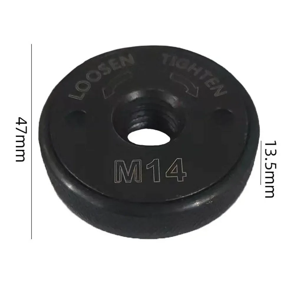 M14 Self-Locking Grinder Pressing Plate Flange Nut Power Chuck Quick Release Grinding Wheels 47mm*13.5mm Power Tool Parts
M14 Self-Locking Grinder Pressing Plate Flange Nut Power Chuck Quick Release Grinding Wheels 47mm*13.5mm Power Tool Parts