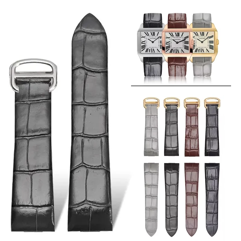 18mm 21mm For Cartier Santos W2007051 W2006951 Soft Cowhide Watchband Unisex Bracelet Genuine leather steel joint watch strap
18mm 21mm For Cartier Santos W2007051 W2006951 Soft Cowhide Watchband Unisex Bracelet Genuine leather steel joint watch strap