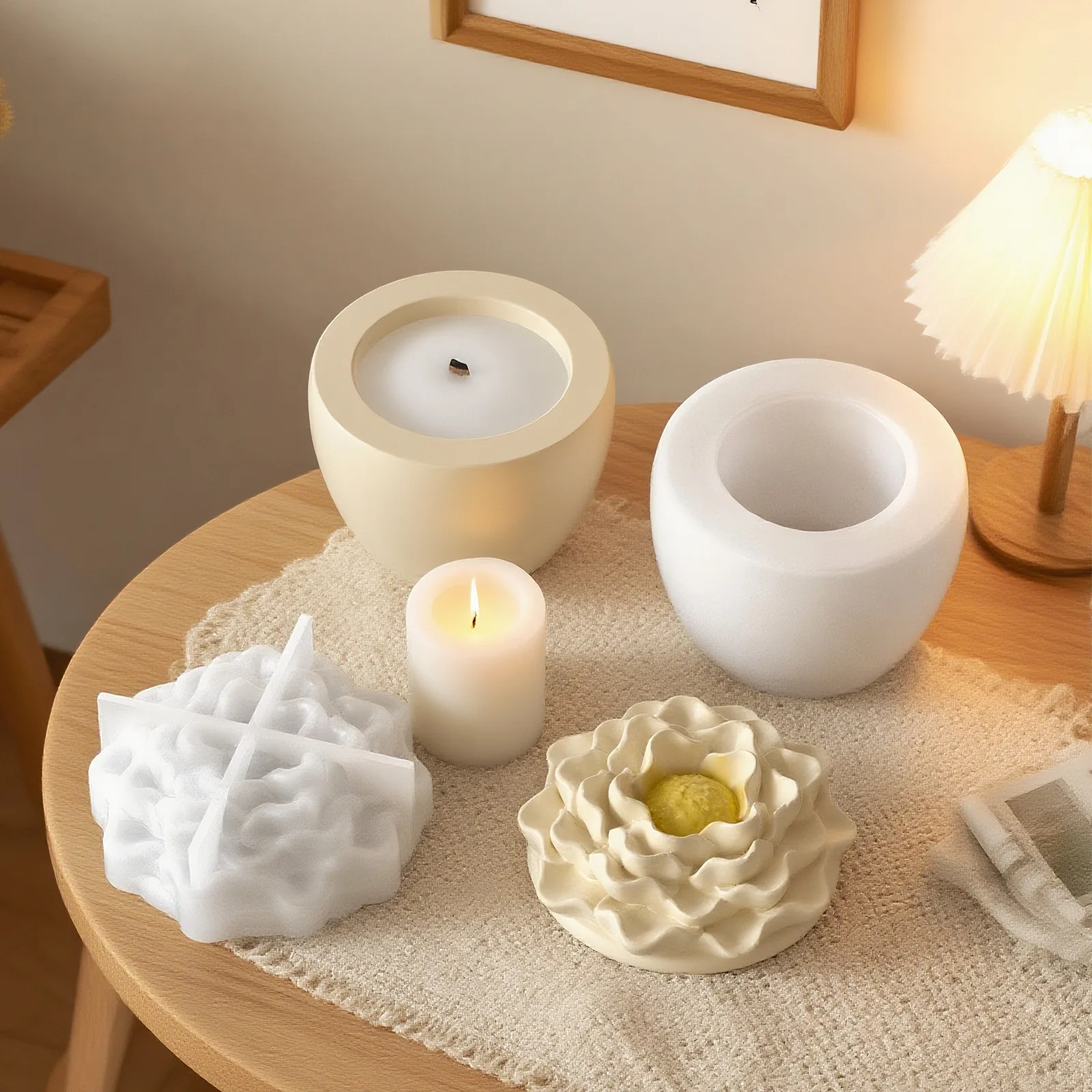 Peony Flower Mold Easy To Clean Candle Mold Resin Storage Box Mold Innovative For Aromatic Gypsum Resin Crafts Chocolate
Peony Flower Mold Easy To Clean Candle Mold Resin Storage Box Mold Innovative For Aromatic Gypsum Resin Crafts Chocolate