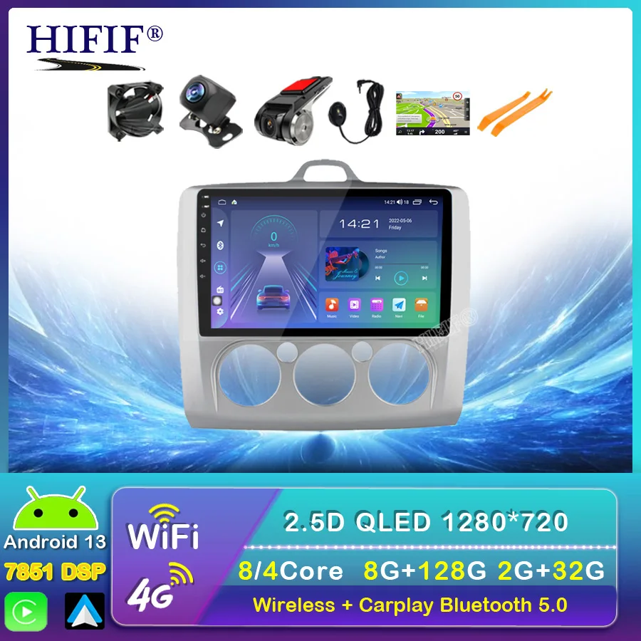 9 inch Android 13 Car Radio For ford focus EXI MT 2 3 Mk2 2004 2005 2006 2007 2008 2009-2011 2Din GPS Multimedia Player
9 inch Android 13 Car Radio For ford focus EXI MT 2 3 Mk2 2004 2005 2006 2007 2008 2009-2011 2Din GPS Multimedia Player