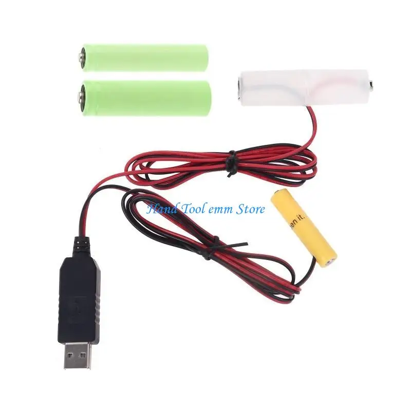 H37F Dual LR03 Battery Power Cable Replace 2x 1.5V Battery for LED Light
H37F Dual LR03 Battery Power Cable Replace 2x 1.5V Battery for LED Light