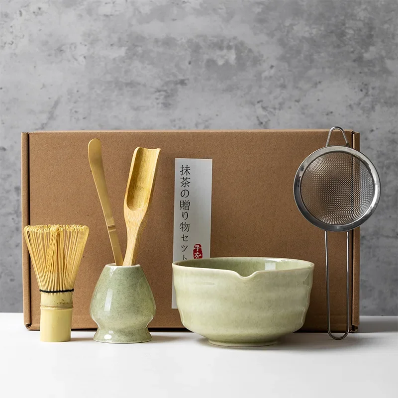 4/5/6PCS Matcha Set Bamboo Whisk Teaspoon Ceramic Bowl Tranditional Tea Sets Home Tea-making Tools Accessories Birthday Gifts
4/5/6PCS Matcha Set Bamboo Whisk Teaspoon Ceramic Bowl Tranditional Tea Sets Home Tea-making Tools Accessories Birthday Gifts