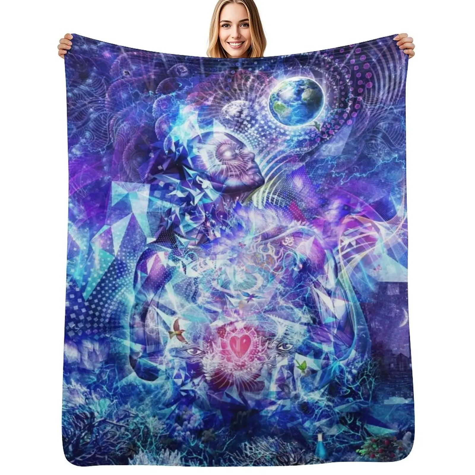 Transcension Throw Blanket Anti Shedding Soft Fuzzy Blanket for Home
Transcension Throw Blanket Anti Shedding Soft Fuzzy Blanket for Home