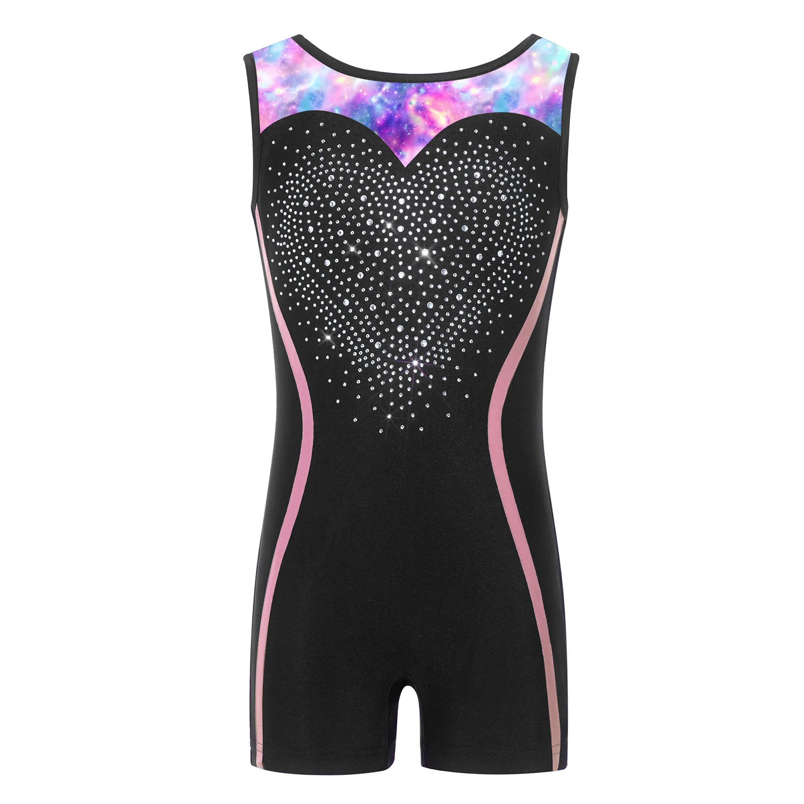 Kids Girls Printed Leotards Figure Skating Ballet Performance Costumes Sleeveless Tank Rhinestones Unitards Jumpsuit Dancewear
Kids Girls Printed Leotards Figure Skating Ballet Performance Costumes Sleeveless Tank Rhinestones Unitards Jumpsuit Dancewear