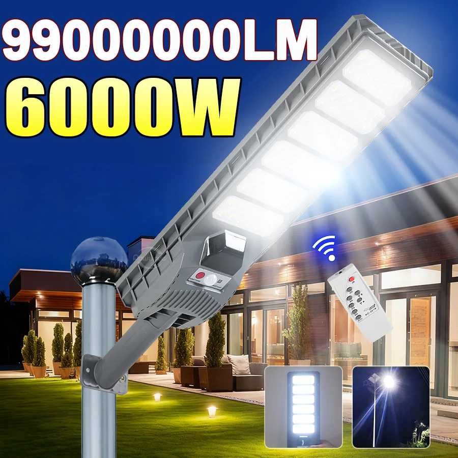 99000000LM 6000 Вт/3000 Вт/1000 Вт солнечные фонари уличный водонепроницаемый прожектор с датчиком движения садовый светильник для двора уличный фонарь
99000000LM 6000 Вт/3000 Вт/1000 Вт солнечные фонари уличный водонепроницаемый прожектор с датчиком движения садовый светильник для двора уличный фонарь