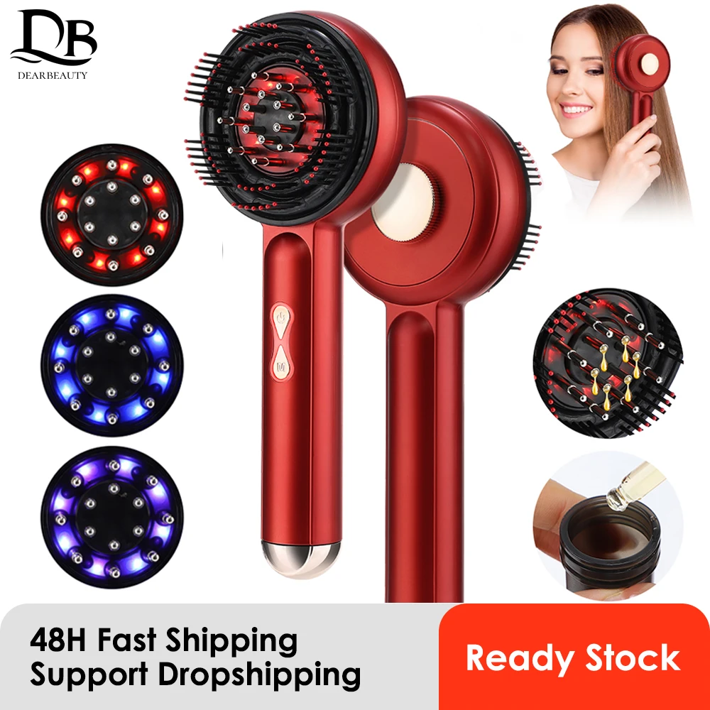 3 Modes Electric Massage Comb Portable Red Light Laser Comb for Hair Follicle Hair Follicles On The Head Essence Oil Applicator
3 Modes Electric Massage Comb Portable Red Light Laser Comb for Hair Follicle Hair Follicles On The Head Essence Oil Applicator