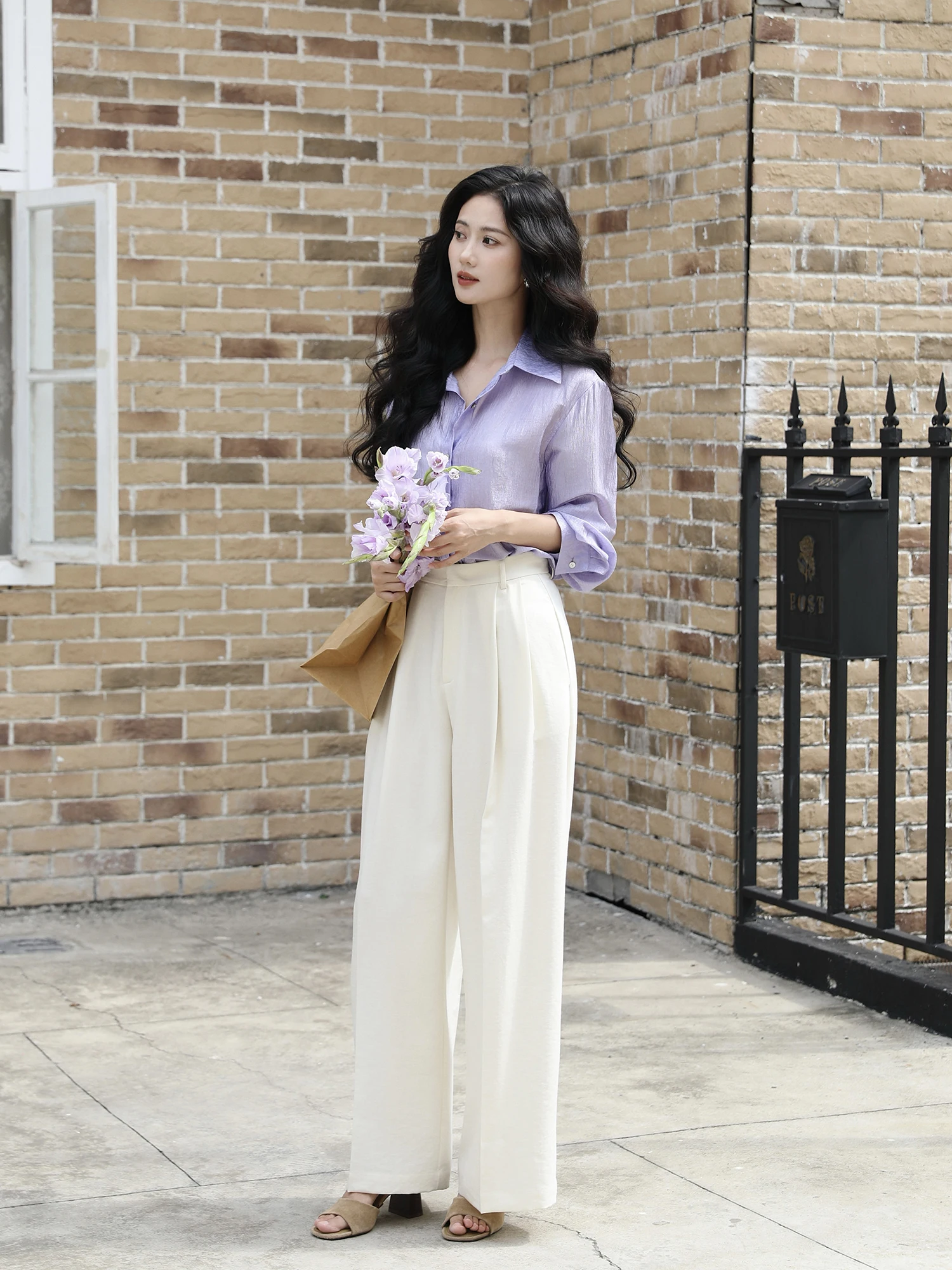 Taiyangoffice High Waist Straight Leg Casual Pants Women Summer Loose Slimming Commute Wide Leg Pants Western Style Trousers
Taiyangoffice High Waist Straight Leg Casual Pants Women Summer Loose Slimming Commute Wide Leg Pants Western Style Trousers