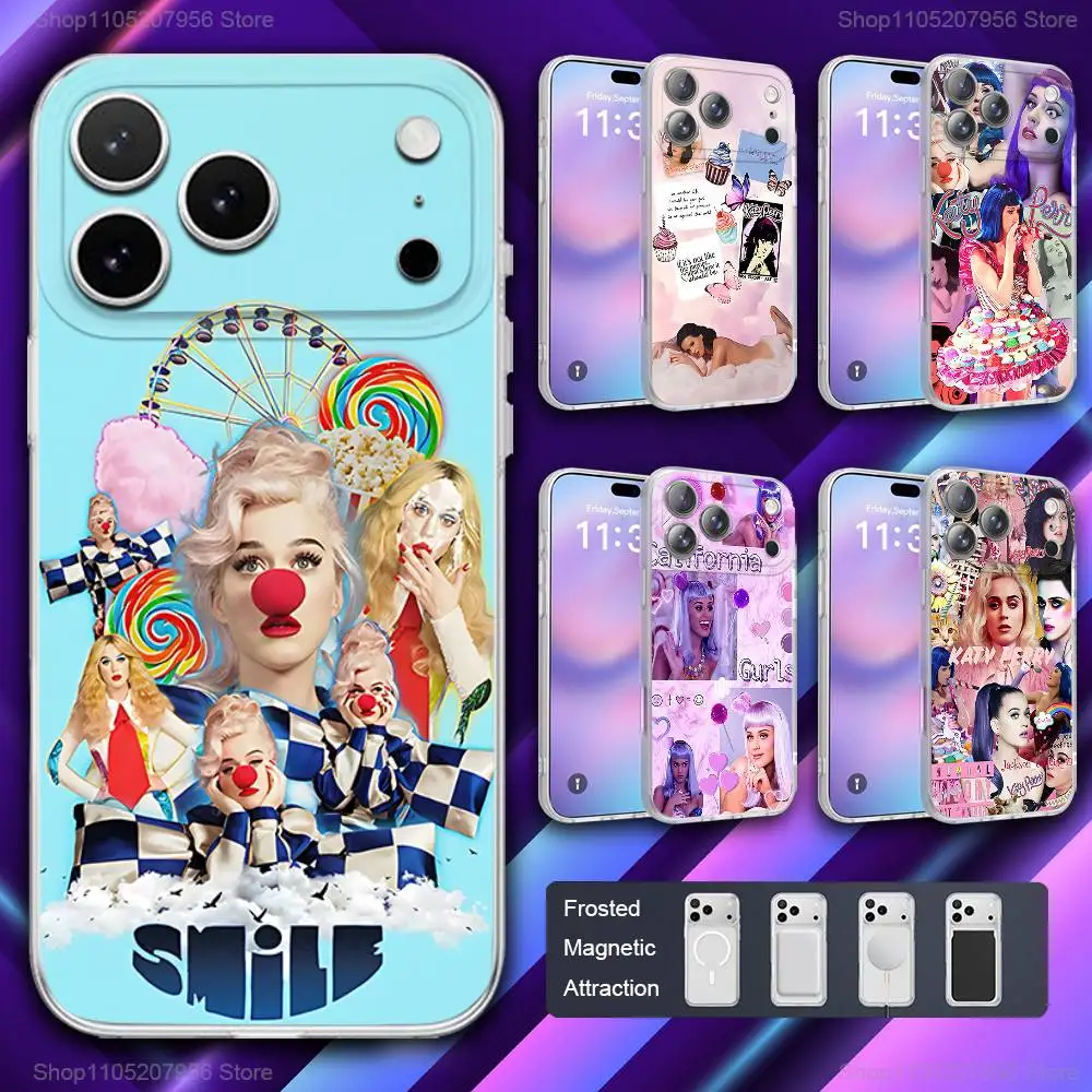 K-Katy Singer Perry Phone Case For iPhone 11,12,15,14,13,17,16,Pro,Plus,E,Max,Air,Mini Magnetic Frosted Cover
K-Katy Singer Perry Phone Case For iPhone 11,12,15,14,13,17,16,Pro,Plus,E,Max,Air,Mini Magnetic Frosted Cover